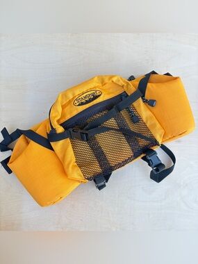 Stansport Hydration Waist Pack Yellow Hiking Fanny Pack Bottle Compartment